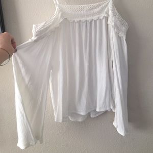 White off the shoulder top