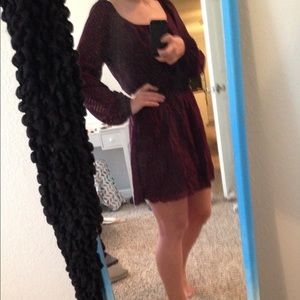 Perfect little plum dress