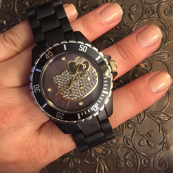 Black & Gold Lmtd Edition HELLO KITTY watch