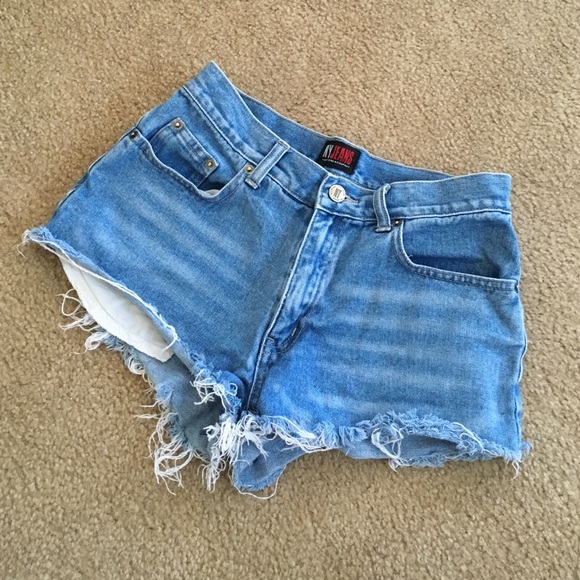 Jean high waisted shorts