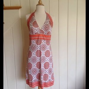 Trina Turk 100% Silk Halter Dress