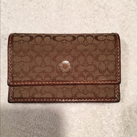 Genuine Coach credit card case