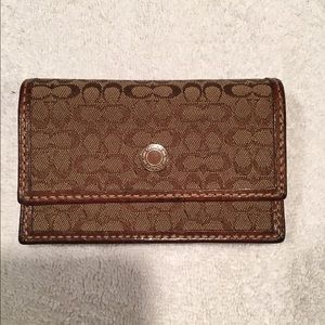 Genuine Coach credit card case