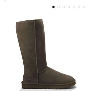 Tall Ugg Boots, Chocolate, size 8