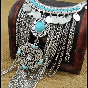 🎉Sale🎉 European Tribal Boho Fringe Necklace