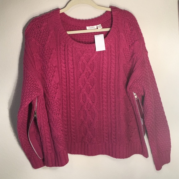 Preston Oversized Side Zip Sweater