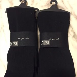 2 pairs of fleece lined tights.