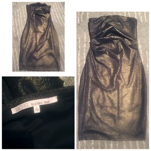 Sparkly knee length midi