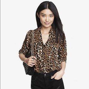 Original Fit Leopard Print Portofino Shirt