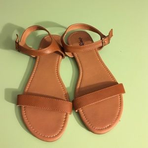 Tan sandals