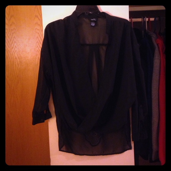 Adorable Black Blouse