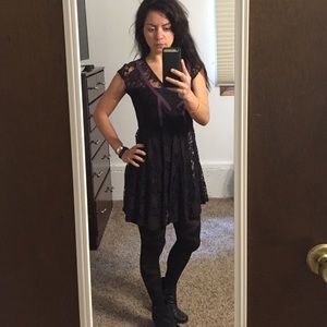 Kimchi Blue NWOT purple lace dress