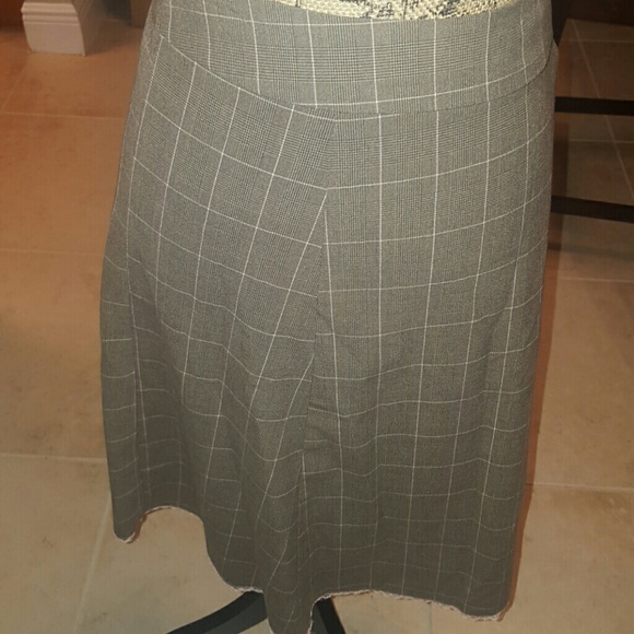 Plad flare skirt