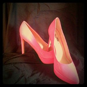 Hot pink heels