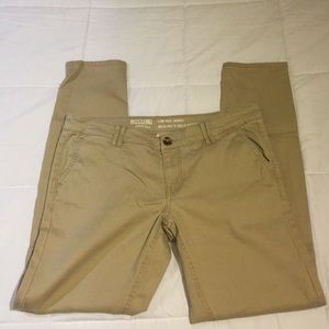 Khaki colored skinny jeans - Mossimo