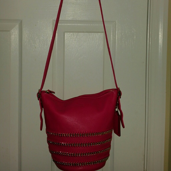 COACH Pink Crossbody Bucket - Picture 2 of 4