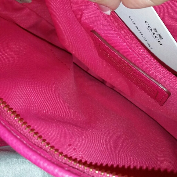 COACH Pink Crossbody Bucket - Picture 3 of 4
