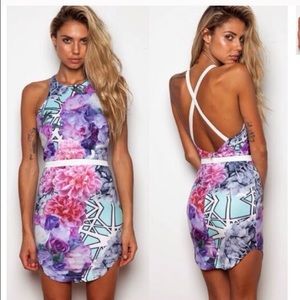 Floral Tiger Mist Never Worn Dress