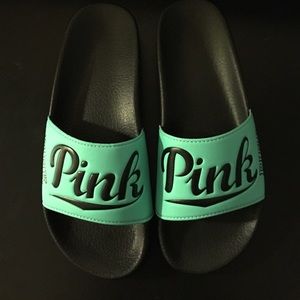 PINK sandals. Never worn