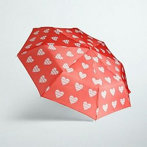Torrid Striped Heart Umbrella