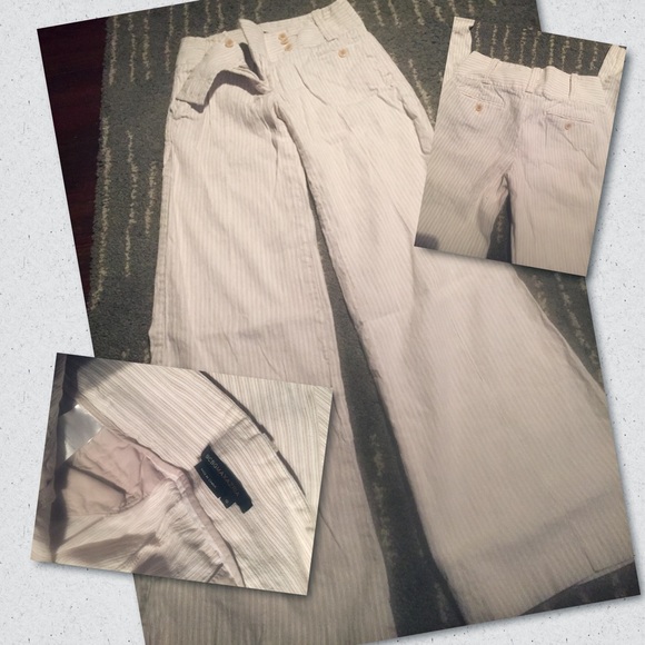 BCBGMaxazria Linen Pants