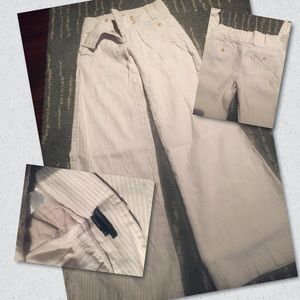 BCBGMaxazria Linen Pants