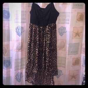 Torrid high-low leopard dress!