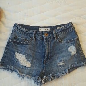 Bullhead high Waisted denim shorts