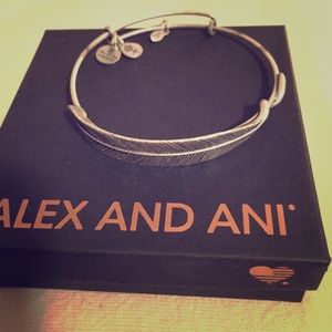 Alex and Ani feather bracelet