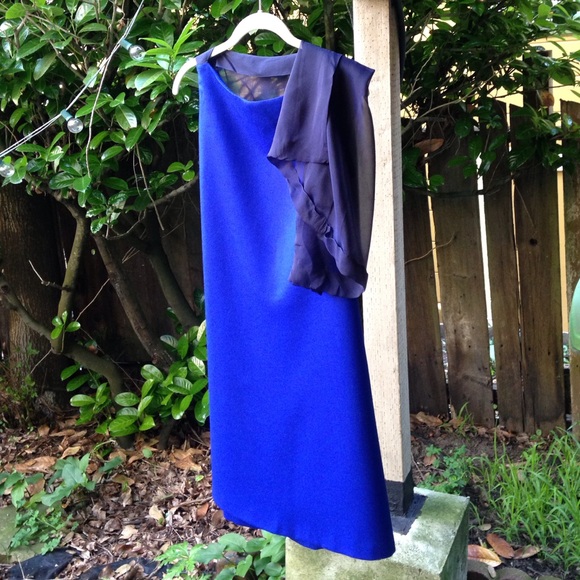 Harputs Own blue wool hero dress - Picture 3 of 4
