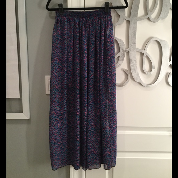 American Apparel Chiffon Maxi Skirt XS/S