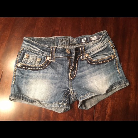 Miss Me Irene Denim Shorts