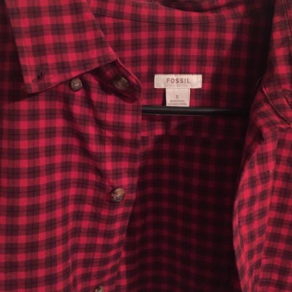 ❤️NEW❤️ Fossil Flannel Shirt - Picture 2 of 2