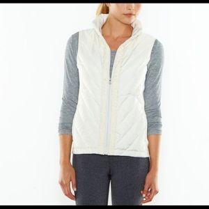 Lucy Winter Hideaway Vest - Cream