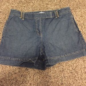 Ann Taylor Loft Denim Jean Shorts Size 12