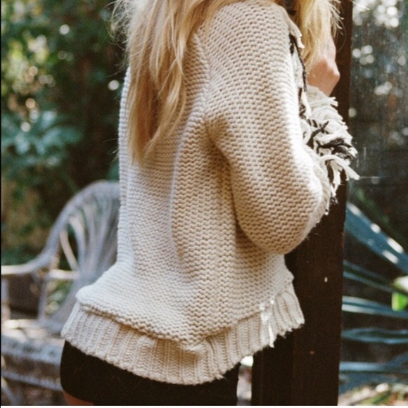 For Love and Lemons tassle sweater - Picture 3 of 3