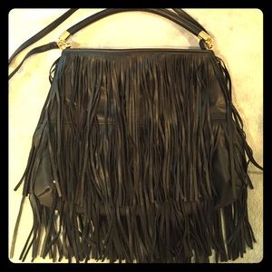 HM fringe faux leather bag