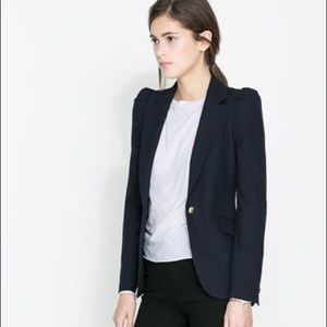 Zara Navy Blue Blazer