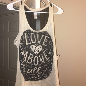 Off white and black Graphic summer tee.