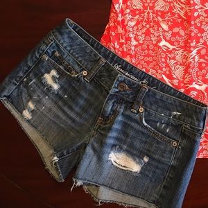 American Eagle jean shorts size 4