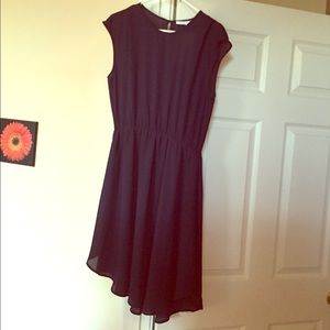 Navy sleeveless dress