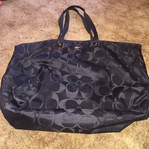 Black Coach Travel Bag