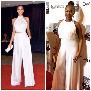 Alice + Olivia Gab Pleated Romper