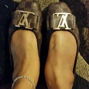 Leather Ballet Flats