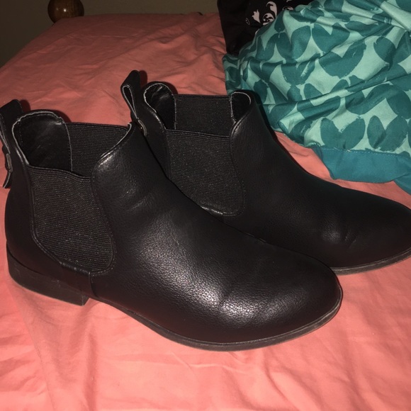 Madden Girl black booties.