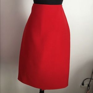 Michael Kors red pencil skirt
