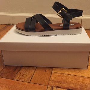 Steve Madden black sandals 8.5
