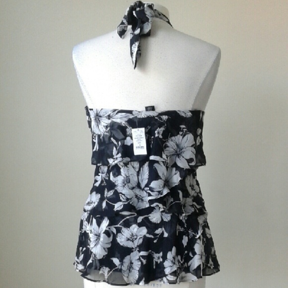 Floral tiered halter top SOLD!!! - Picture 2 of 2