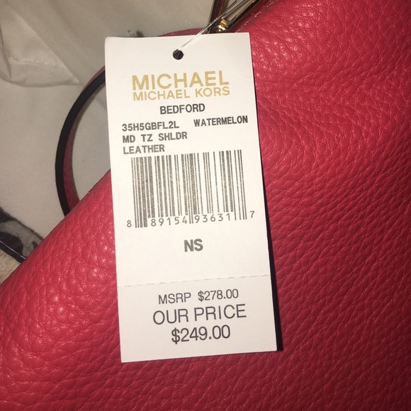 Michael Kors handbag/crossbody Watermelon color - Picture 3 of 4