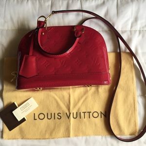 LV Alma Purse serial number inside pocket (AA2123)